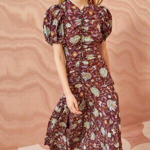 NWOT ULLA JOHNSON Heleen Dress in Heliotrope S $790